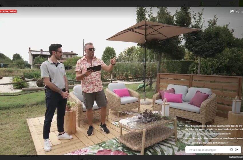  Leroy Merlin prosegue nella strategia di livestream experience con un nuovo appuntamento dedicato all’arredo outdoor