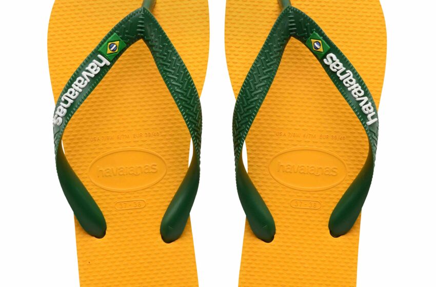  Havaianas è ancora una volta ai piedi della delegazione brasiliana alla Cerimonia di Apertura di Parigi.