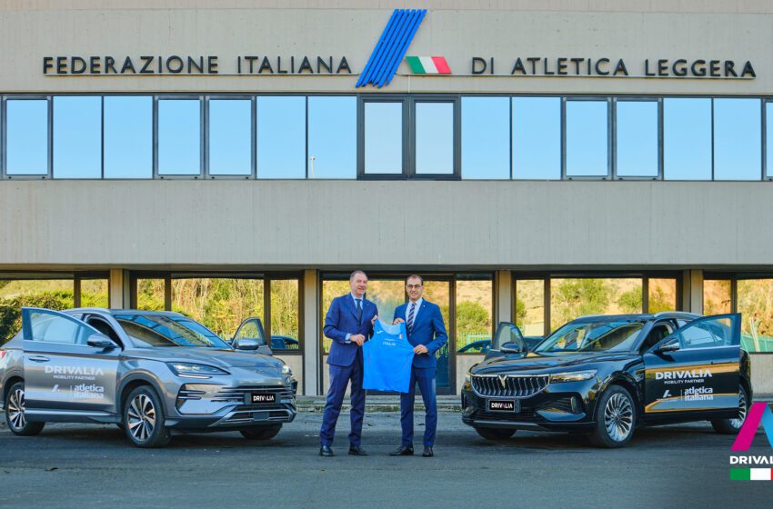  Drivalia corre al fianco di FIDAL: è il nuovo mobility partner della Federazione Italiana Di Atletica Leggera