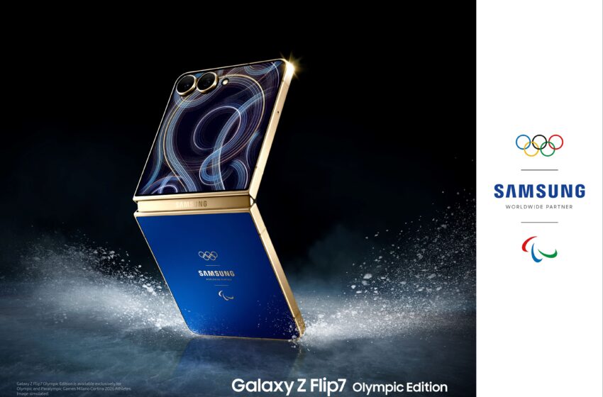  Samsung presenta l’esclusivo Galaxy Z Flip7 Olympic Edition, a supporto dell’intero percorso degli atleti a Milano Cortina 2026