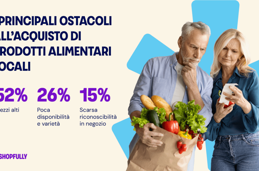  Indagine DoveConviene: oltre 8 italiani su 10 preferiscono i prodotti alimentari locali, ma li acquistano soprattutto al supermercato