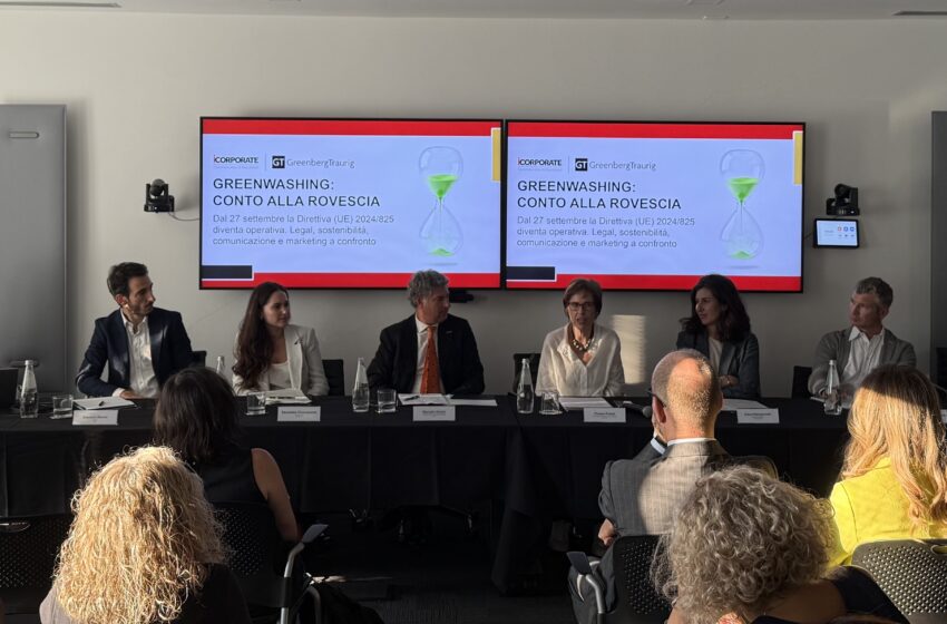  GREENWASHING: DAL 27 SETTEMBRE LE IMPRESE ALLA PROVA DELLE NUOVE REGOLE