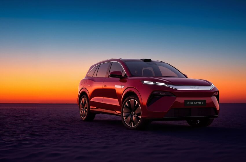  BYD presenta ATTO 8 al Salone di Parigi, anteprima europea del nuovo SUV al vertice della gamma